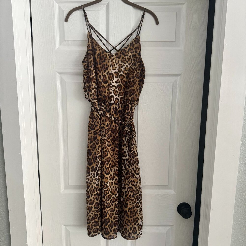Maurices Leopard Print Dress Size Small